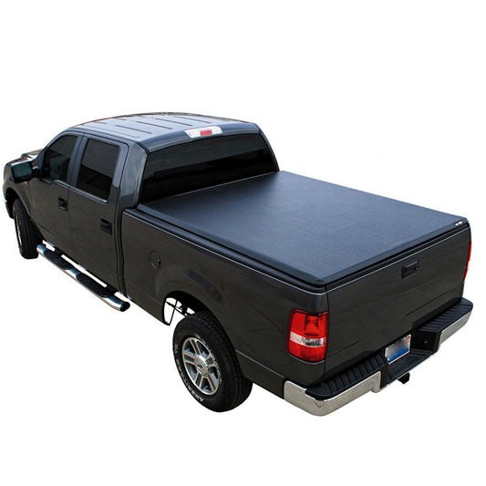 6.5' (78.7") Blk Bed Soft Tri-Fold Tonneau Cover Assembly For 07-13 Tundra