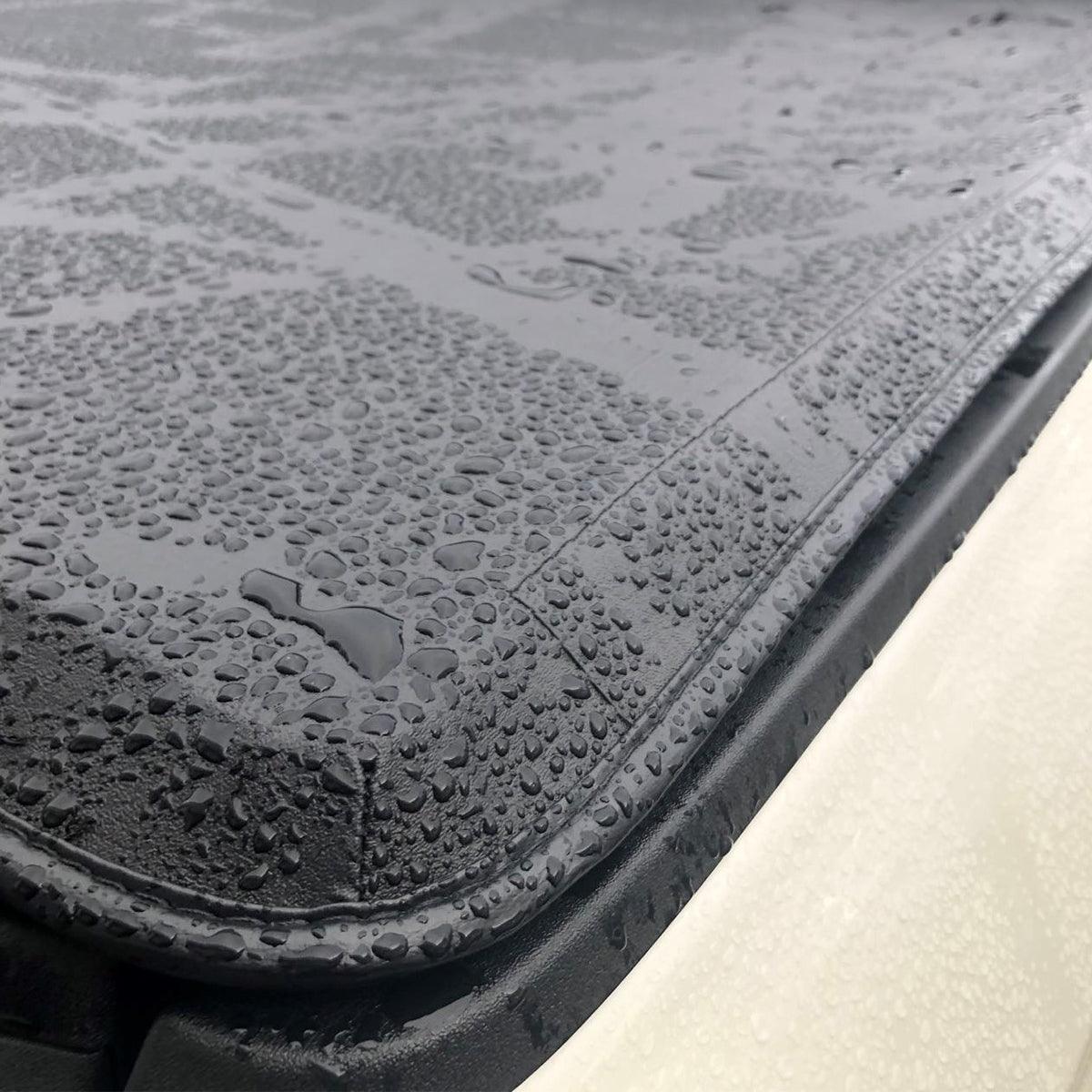 6.5' (78.7") Blk Bed Soft Tri-Fold Tonneau Cover Assembly For 07-13 Tundra - Whootour
